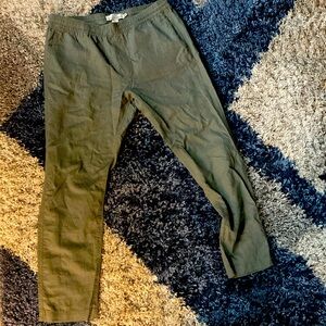 L.O.G.G (H&M) Olive Linen Pants Large (L)
